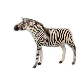 Hansa Creations 44.5"H Jacquard Life-Size Zebra Adult Ride-On Stuffed Animal Toy, 6568 - Upzy.com