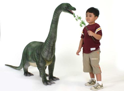Hansa Creations Brontosaurus 4.5'L Stuffed Animal Ride-On Dinosaur 5313 - Upzy.com