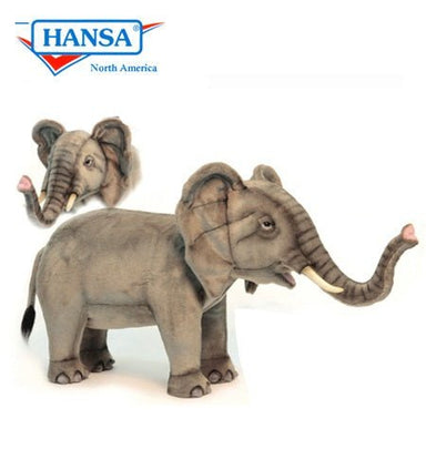 Hansa Creations Elephant Animal Seat Stuffed Animal Toy, 6081 - Upzy.com