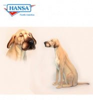 Hansa Creations Great Dane Brown 35"H Stuffed Animal Toy 3878 - Upzy.com
