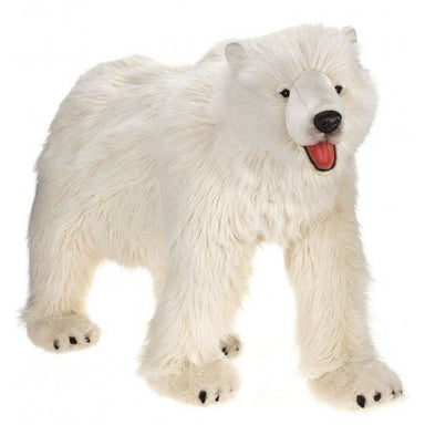 Hansa Creations Large Polar Bear All Fours 53" Stuffed Animal Toy, 3639 - Upzy.com
