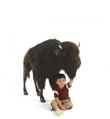 Hansa Creations Life-Sized Buffalo Bison Realistic Stuffed Animal Toy, 5154 - Upzy.com