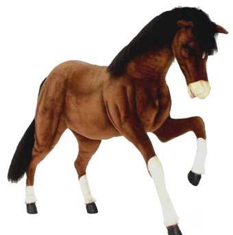 Hansa Creations Prancing Clydesdale Ride-On Stuffed Animal Toy 5094 - Upzy.com