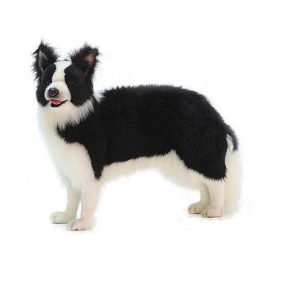 Hansa Creations Standing 33" L Border Collie Realistic Stuffed Animal Toy, 4563 - Upzy.com
