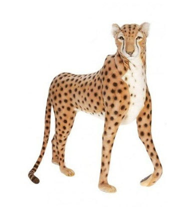 Hansa Creations Standing 50" Jacquard Life-Size Cheetah Stuffed Animal Toy, 6544 - Upzy.com