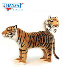 Hansa Creations Tiger Animal Seat Stuffed Animal Toy, 6080 - Upzy.com