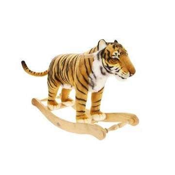 Hansa Creations Tiger Rocker Stuffed Animal Toy, 3940 - Upzy.com