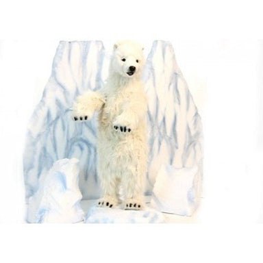 Hansa Creations Upright Standing Polar Bear 39"H Stuffed Animal Toy 4445 - Upzy.com