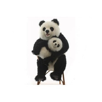 Hansa Mechanical Hansatronic Panda with Baby Plush Stuffed Animal Toy, 0069 - Upzy.com