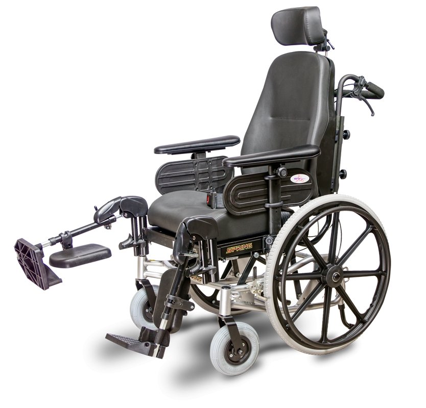Heartway HW1 Spring Manual Wheelchair With Head Rest - Upzy.com