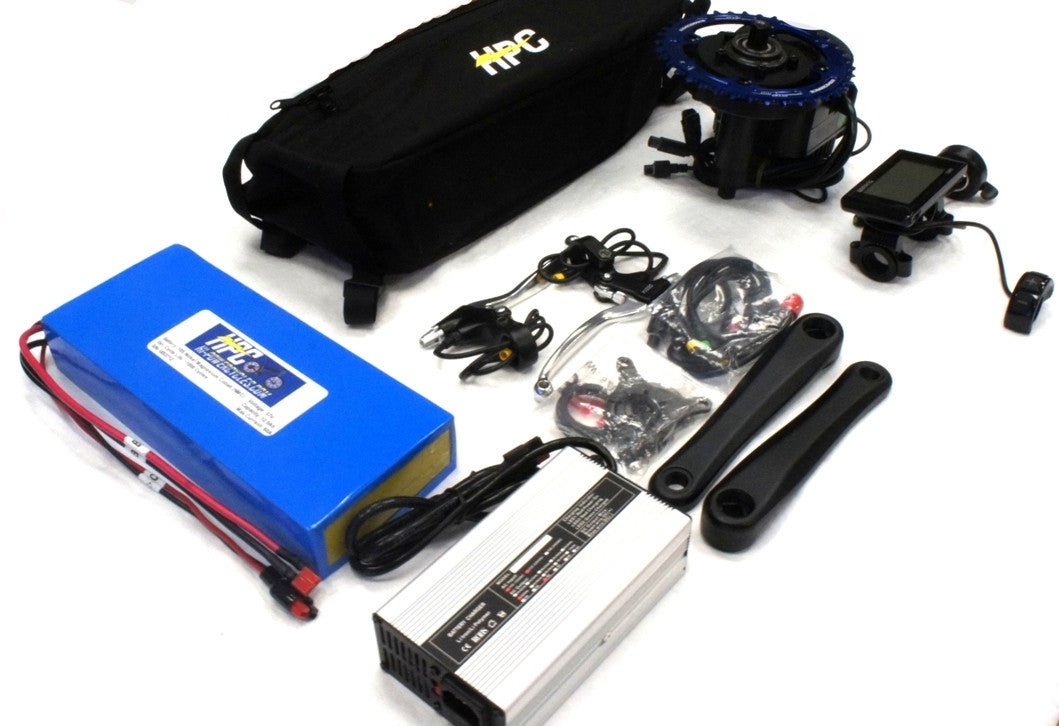 HPC 1200W Mid Drive Electric Bicycle Conversion System Complete Kit - Upzy.com