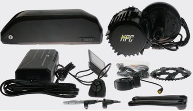 HPC 2000W Extreme Performance Mid Drive Conversion Kit (w/ Upgraded 48V 17.5AH Battery) - Upzy.com