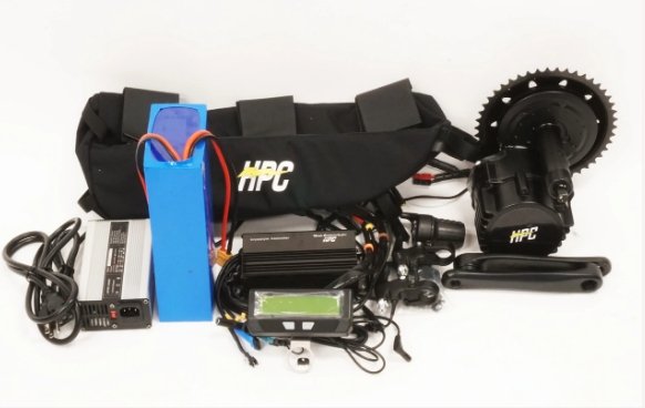 HPC 2500W Extreme Mid Drive Bicycle Conversion System Complete Kit - Upzy.com