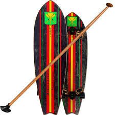 Kahuna Creations Shaka Kahili 46" Land Paddle Board, Longboard - Upzy.com