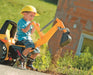 Kettler USA Rolly CAT Caterpillar Front Loader W/Backhoe Ride-On Toy, 813001 - Upzy.com