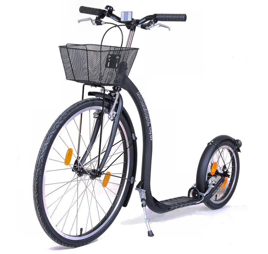 Kickbike America City G4 Urban Adult Mushing Dog Kick Scooter Black