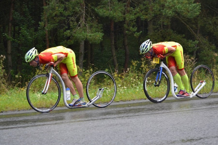 Kickbike America Race Max 28 Adult Urban Mushing Kick Dog Scooter ...