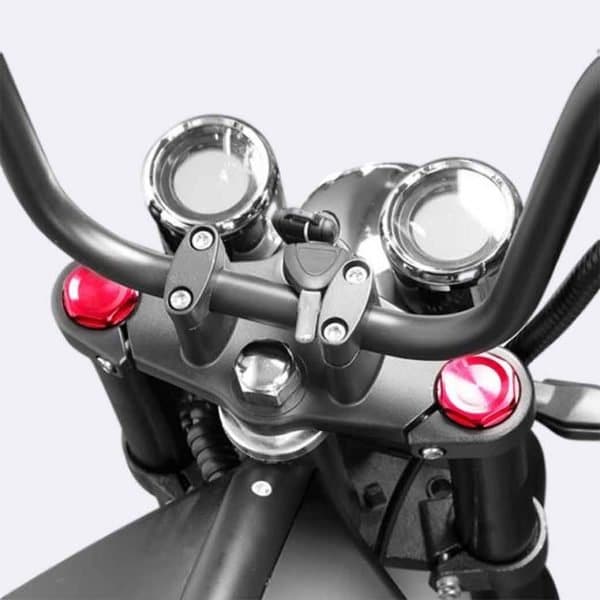 LinksEride M1P Citycoco 2000W 60V 30Ah Full Suspension Fat Tire Lithium Electric Scooter - Upzy.com