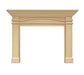 Majestic AFPOAUC Portico Flush Mantel for 42" Fireplace in Unfinished Maple - Upzy.com