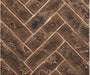 Majestic BRICKMQ36HB-B Brick Interior Panels in Tavern Brown Herringbone - Upzy.com