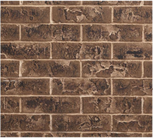 Majestic BRICKST36TB Traditional Brick Interior Panels in Tavern Brown - Upzy.com