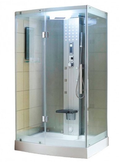 Mesa WS-300 In-Home Walk-In Steam Shower 47"L x 35"W x 85"H - Upzy.com