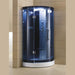 Mesa WS-302A-Blue Glass In-Home Walk-In Steam Shower 38"L x 38"W x 85"H - Upzy.com