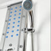 Mesa WS-608A In-Home Walk-In Steam Shower Jetted Tub 63"L x 63"W x 85"H - Upzy.com