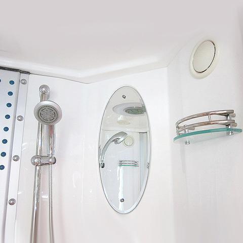 Mesa WS-802A-Clear Glass In-Home Walk-In Steam Shower 45"L x 35"W x 85"H - Upzy.com
