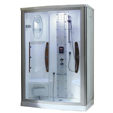 Mesa WS-803A In-Home Walk-In Steam Shower w/ Chrome 54"L x 35"W x 85"H - Upzy.com