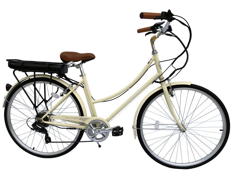 Micargi HOLLAND V7 Women's 350W 48V 700c Step-Through City Electric Bike - Upzy.com