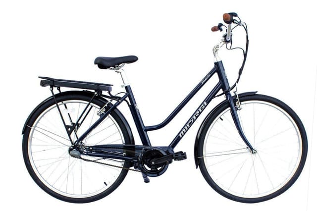 Micargi LUMIA Mid Drive Women's 36V Step-Through Aluminum Beach Cruiser Electric Bike - Upzy.com