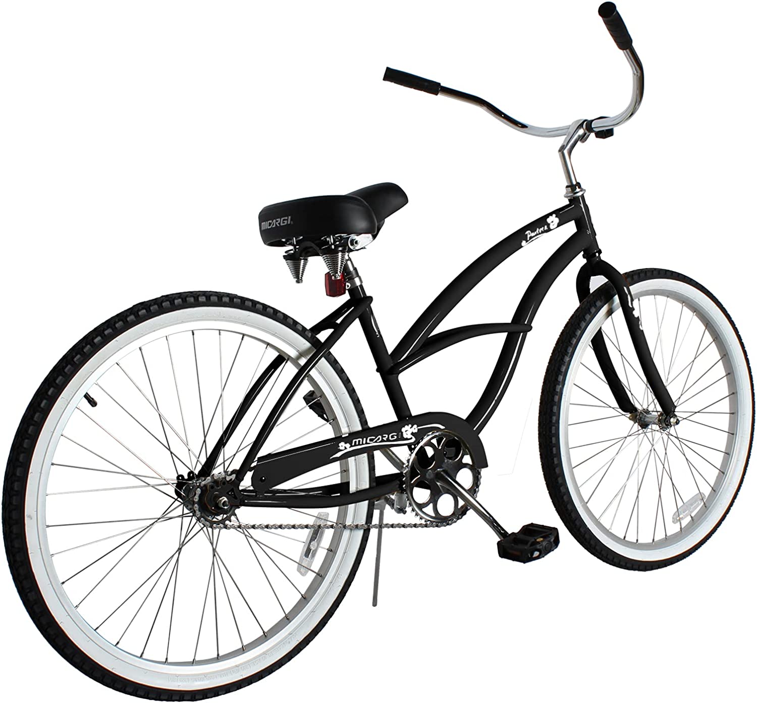 Micargi PANTERA 26" Women's Single Speed Step-Through Beach Cruiser Bike - Upzy.com