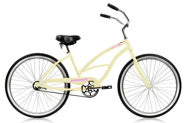 Micargi PANTERA 26" Women's Single Speed Step-Through Beach Cruiser Bike - Upzy.com