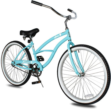 Micargi PANTERA 26" Women's Single Speed Step-Through Beach Cruiser Bike - Upzy.com