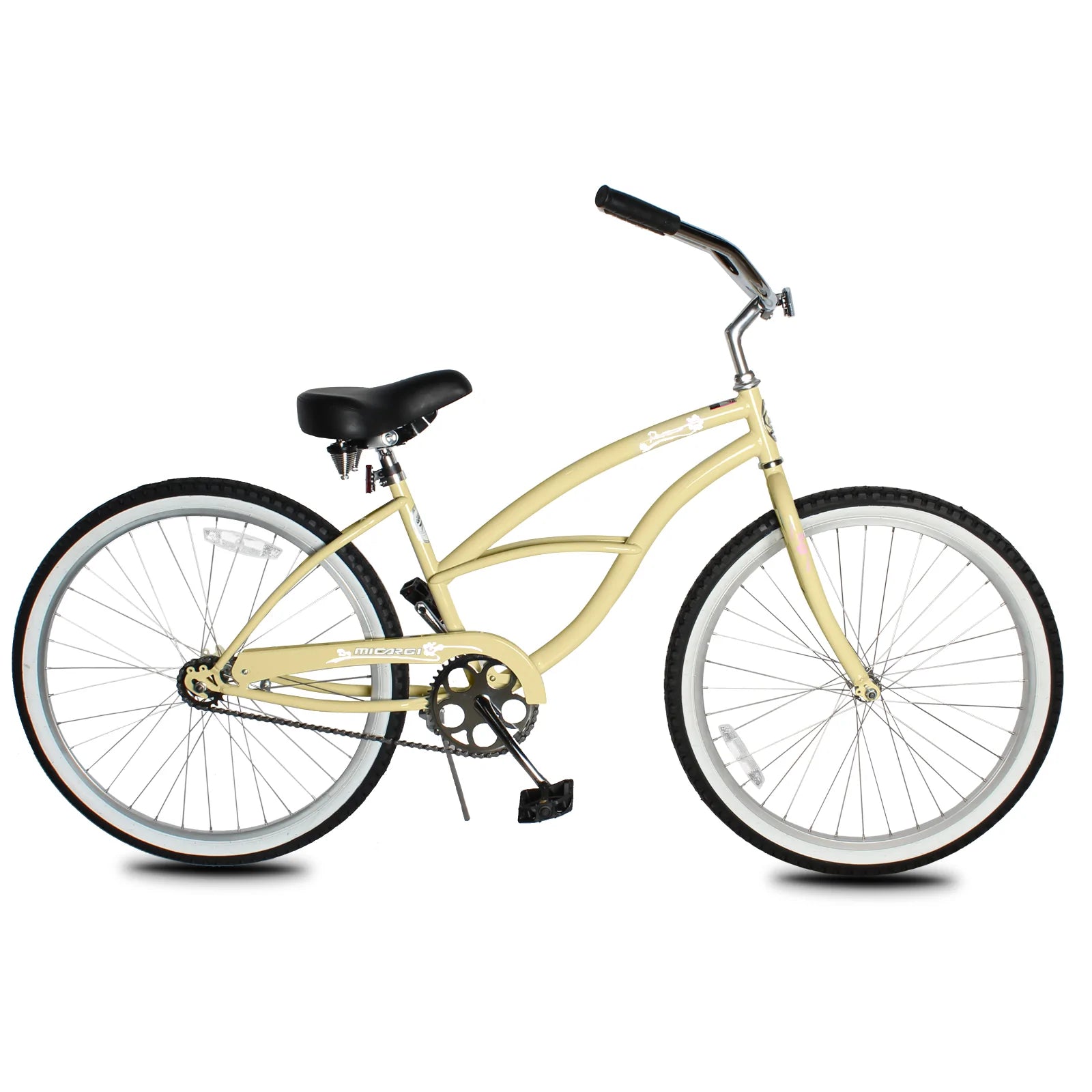 Micargi PANTERA 26" Women's Single Speed Step-Through Beach Cruiser Bike - Upzy.com