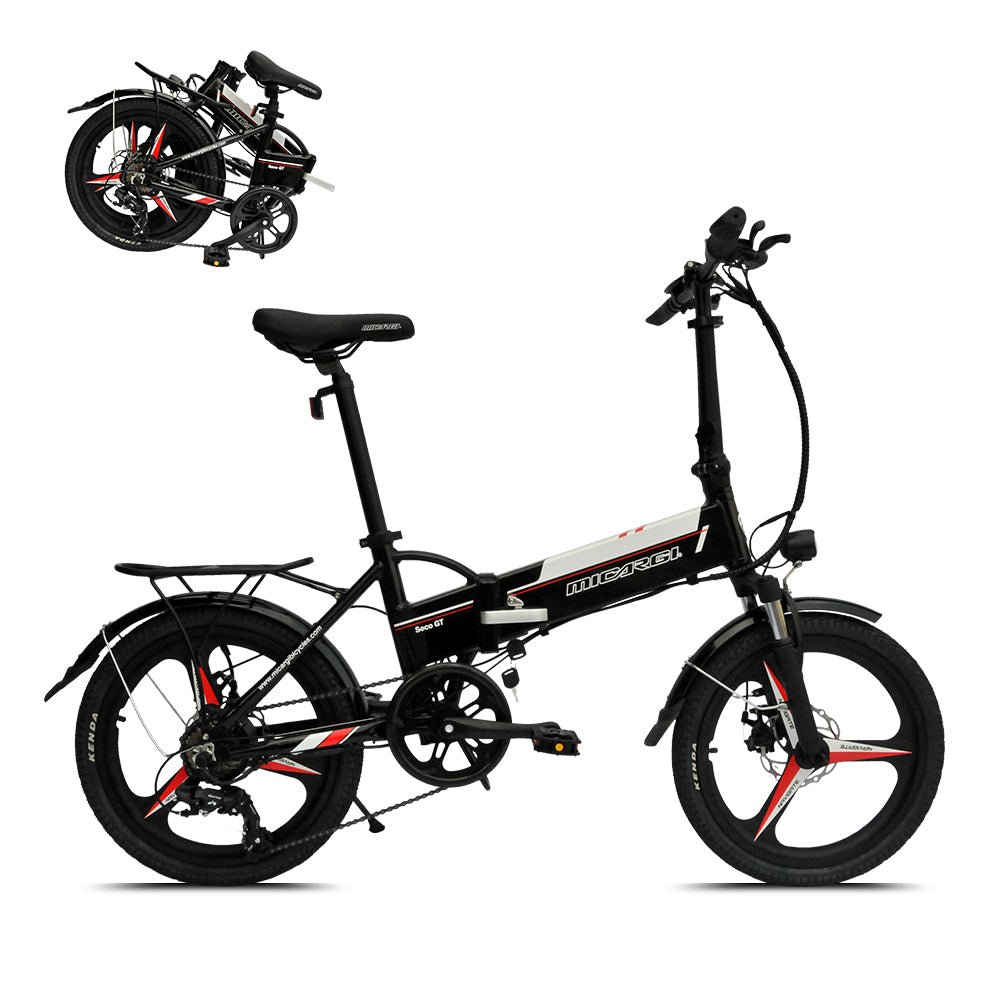 Micargi SECO GT 36V 20" 7 Speed Aluminum Commuter Folding Electric Bike - Upzy.com