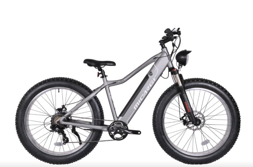 Micargi STEED 800W 48V Fat Tire Front Suspension Mountain Electric Bike - Upzy.com