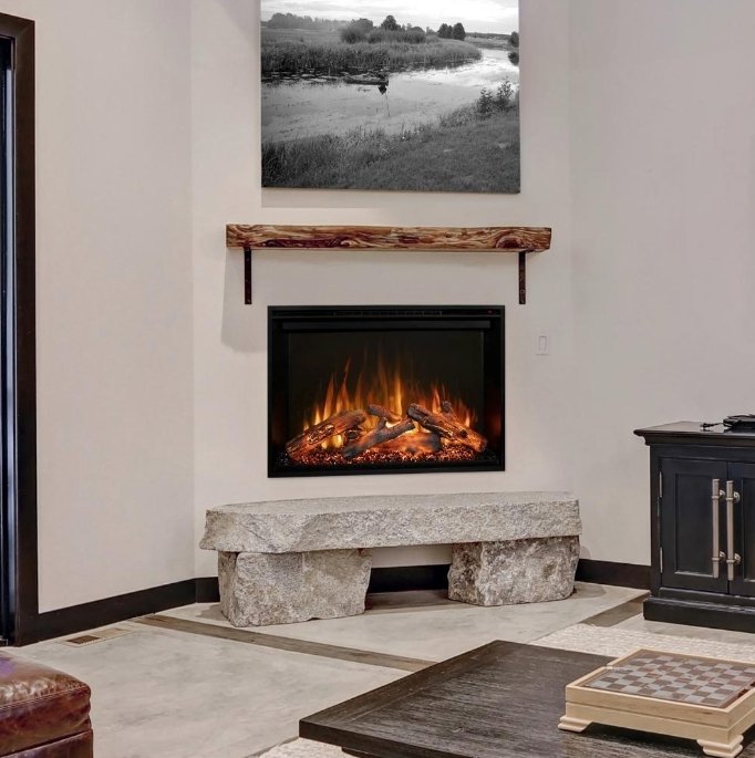 Modern Flames 30" Redstone Traditional Built-In Electric Fireplace Insert RS-3021 - Upzy.com