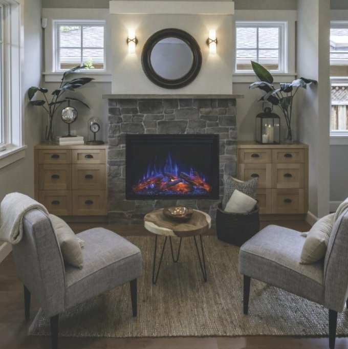 Modern Flames 36" Redstone Traditional Built-In Electric Fireplace Insert RS-3626 - Upzy.com