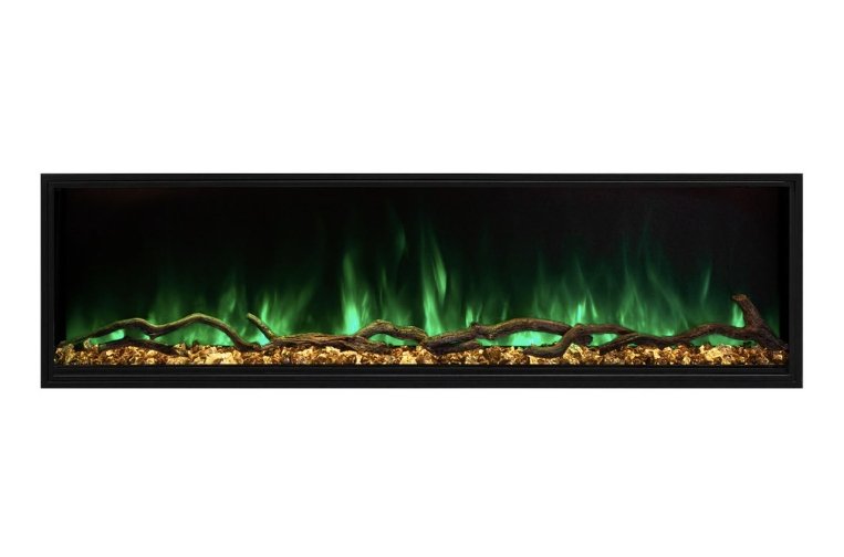 Modern Flames 44" Landscape Pro SLIM Built-In Linear Electric Fireplace LPS-4414 - Upzy.com