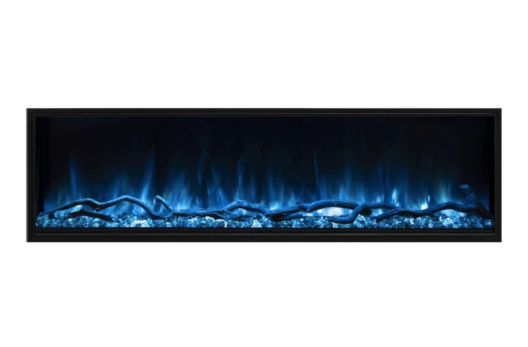 Modern Flames 44" Landscape Pro SLIM Built-In Linear Electric Fireplace LPS-4414 - Upzy.com
