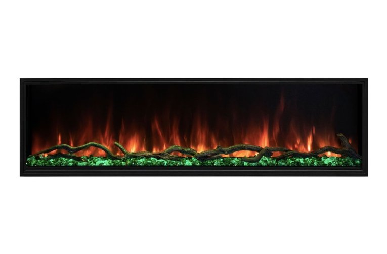 Modern Flames 44" Landscape Pro SLIM Built-In Linear Electric Fireplace LPS-4414 - Upzy.com
