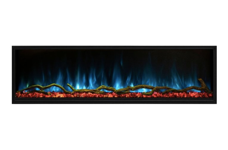 Modern Flames 44" Landscape Pro SLIM Built-In Linear Electric Fireplace LPS-4414 - Upzy.com