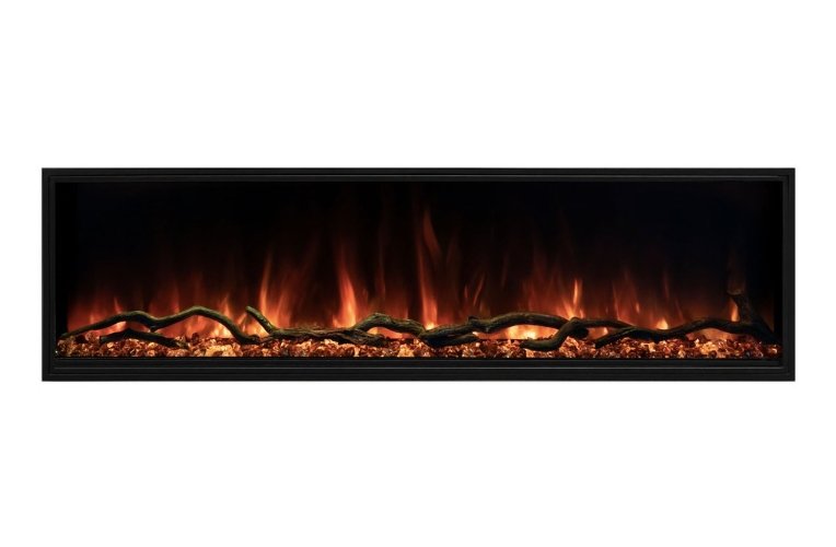 Modern Flames 44" Landscape Pro SLIM Built-In Linear Electric Fireplace LPS-4414 - Upzy.com
