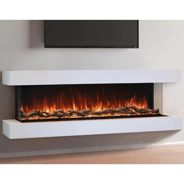 Modern Flames 96" Landscape Pro Multi-Sided Built-In Electric Fireplace LPM-9616 - Upzy.com