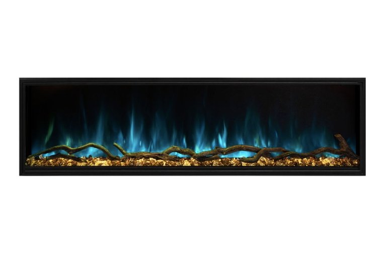 Modern Flames 96" Landscape Pro SLIM Built-In Linear Electric Fireplace LPS-9614 - Upzy.com