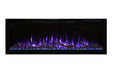 Modern Flames SPS-60B 60" Spectrum Slimline Wall Mount/Recessed Electric Fireplace - Upzy.com