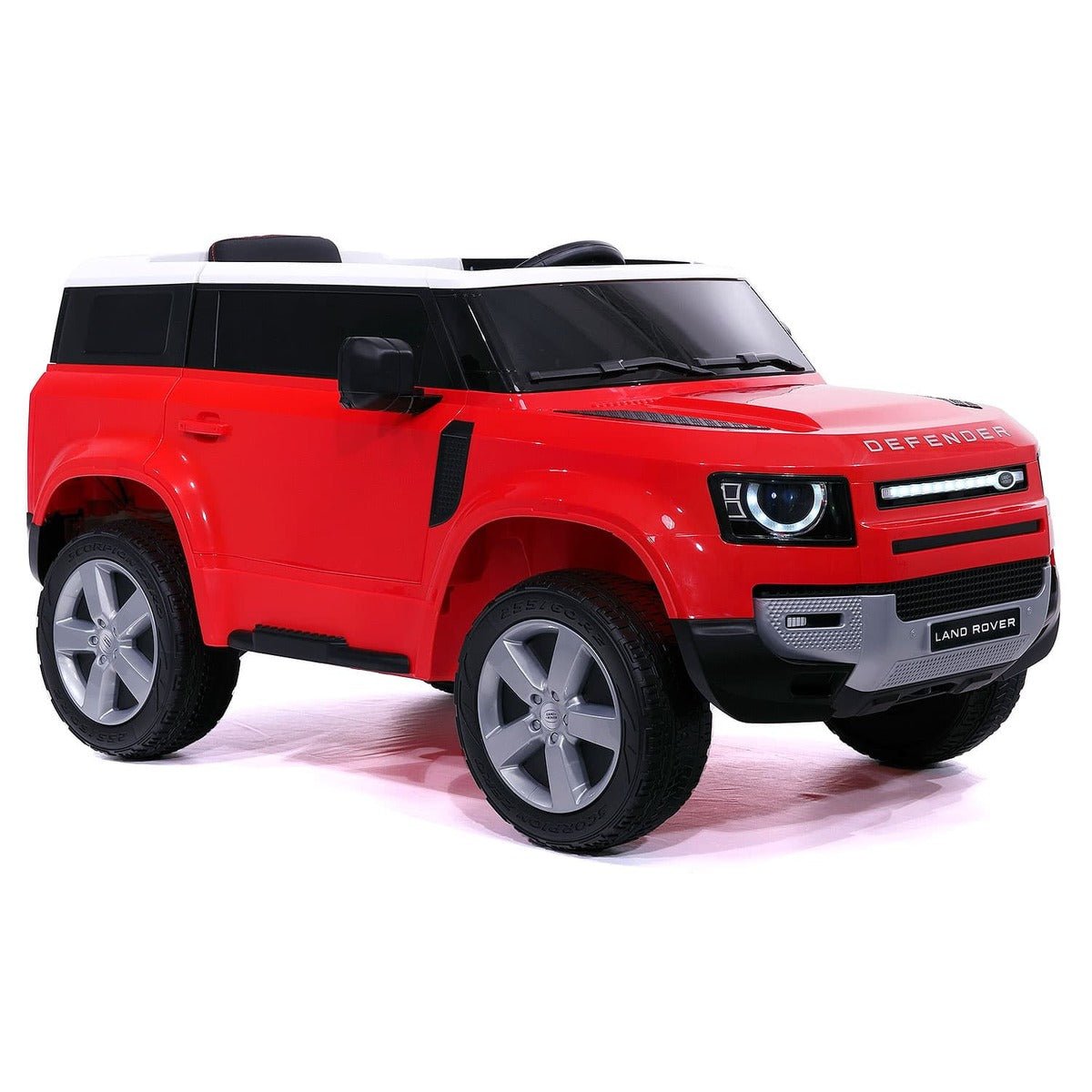 Moderno Kids Land Rover Defender 12V Electric Ride-On Car Parental Remote —