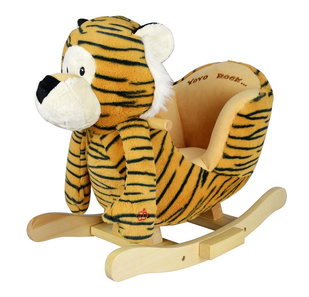 Moderno Kids Plush Stuffed Animal Ride-On Rocking Chair Toy - Upzy.com